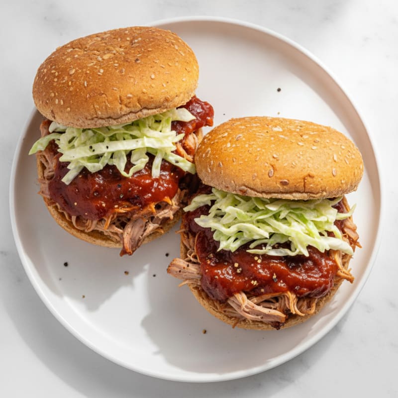 Slow-Cooked BBQ Pulled Pork Sandwiches