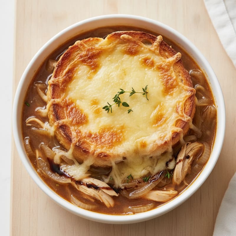 French Onion Soup with Gruyere Crouton