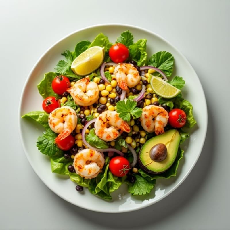 Fresh Corn and Avocado Salad with Lime-Cilantro Dressing
