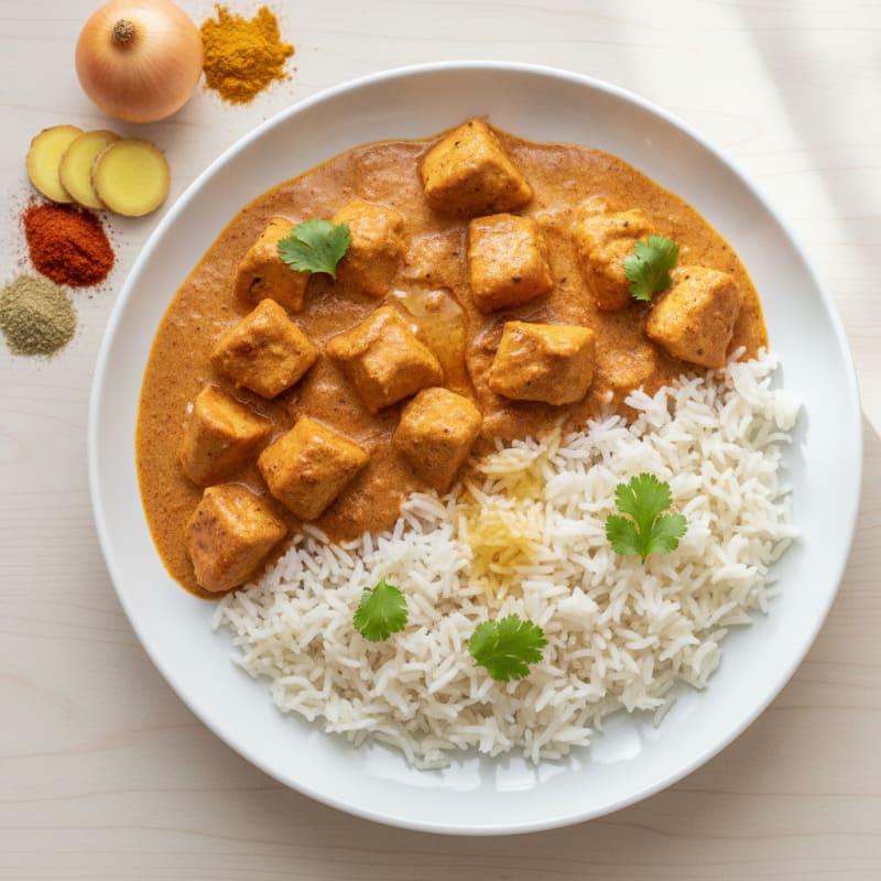 Spiced Butter Chicken with Basmati Rice