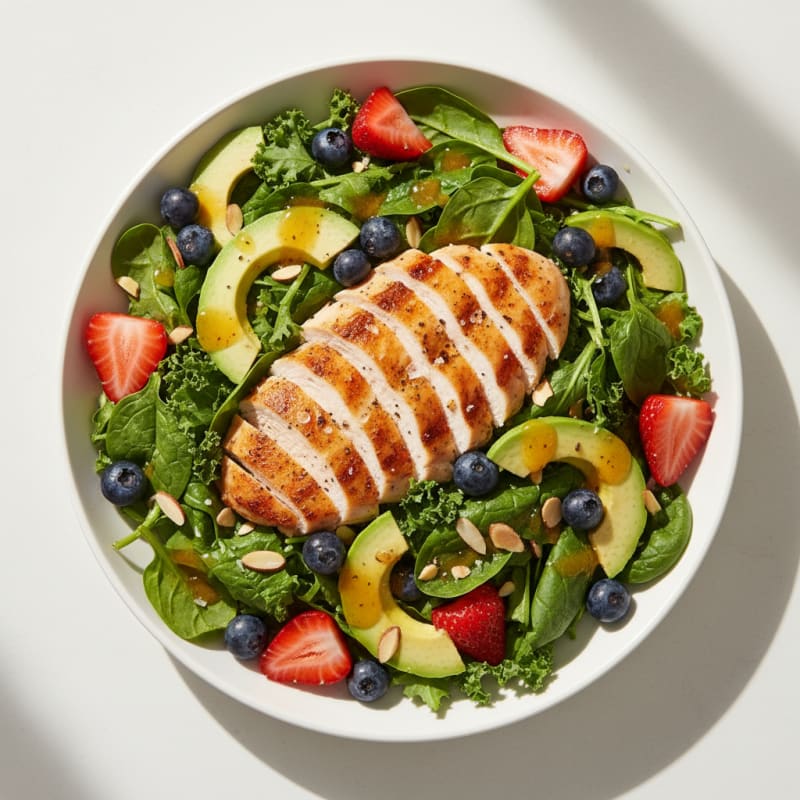 Chicken and Berry Salad with Citrus Vinaigrette