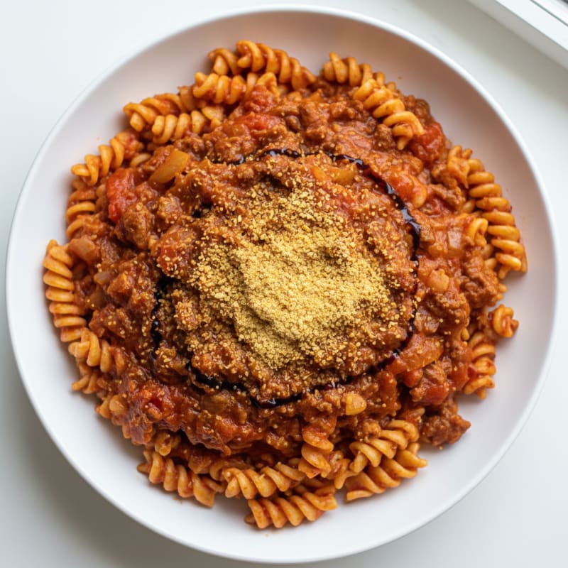 Lean Beef Bolognese with High Protein Pasta