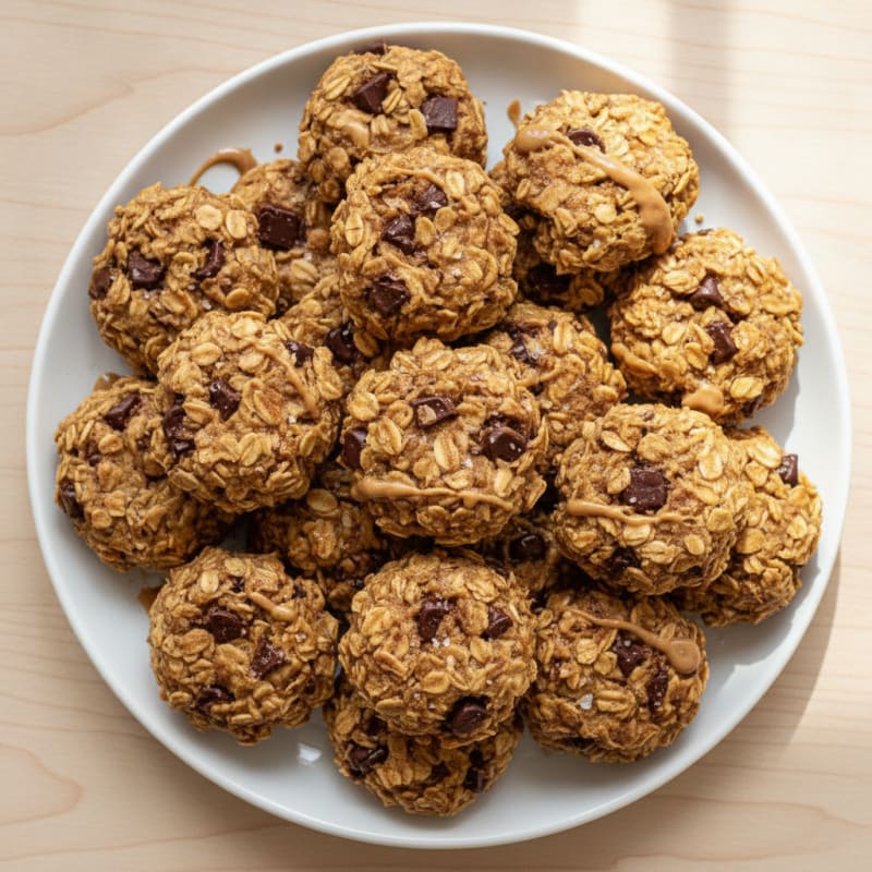 Chocolate Chip Oatmeal Protein Bites