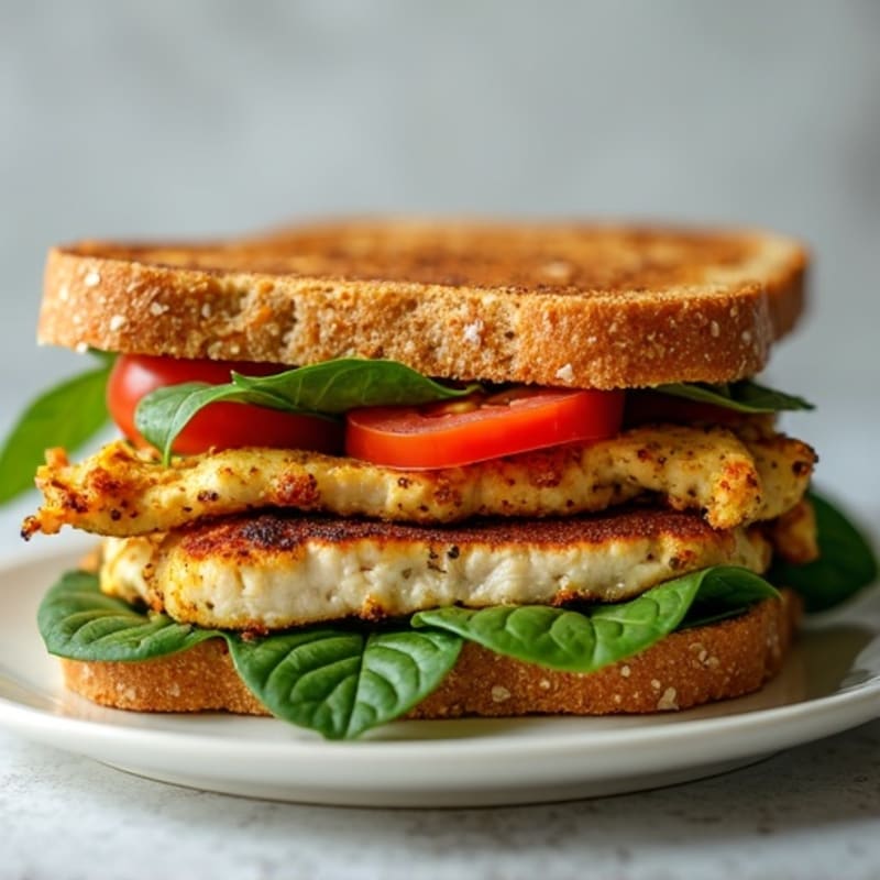 Grilled Chicken Pesto Sandwich
