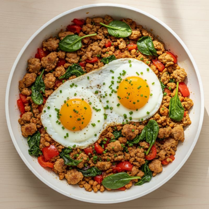 Hearty Grand Slam Breakfast Skillet