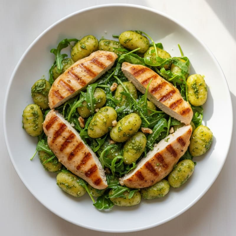 Gnocchi with Arugula Pesto