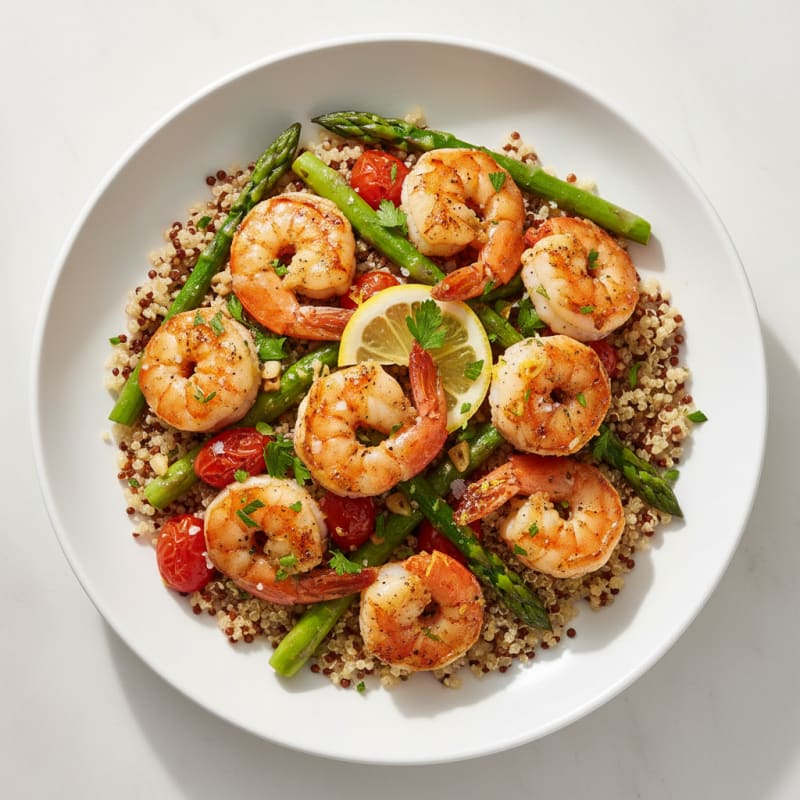 Zesty Garlic-Herb Roasted Shrimp