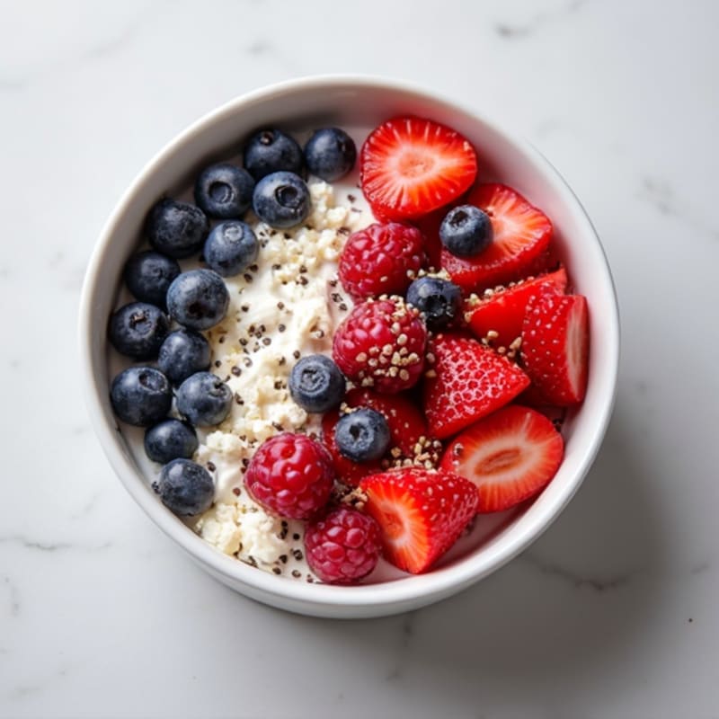 Cottage Cheese and Berry Protein Bowl