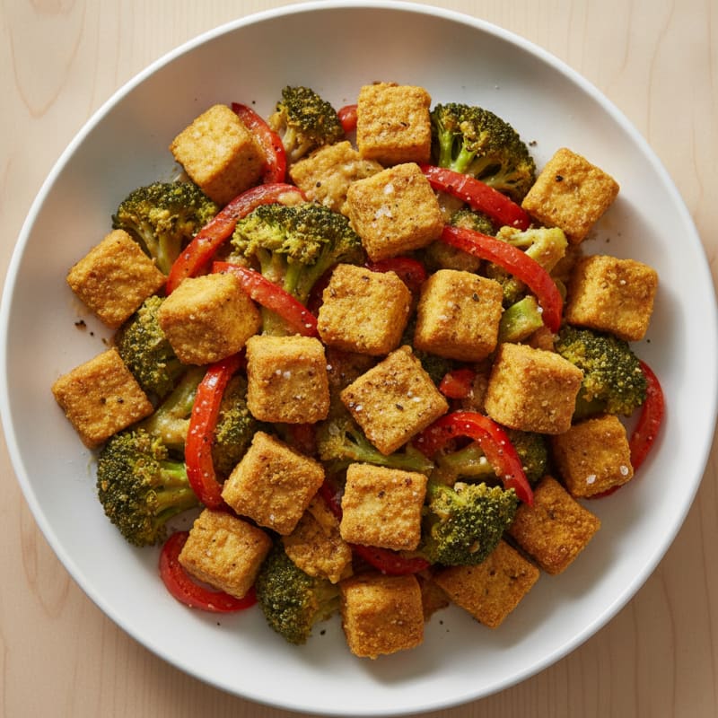 Baked Tofu and Vegetable Casserole