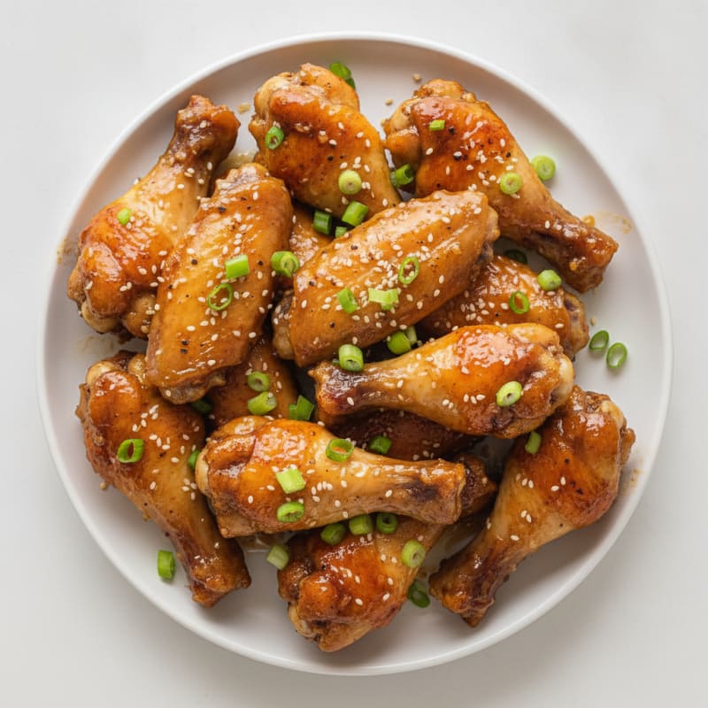 Honey-Garlic Glazed Chicken Wings