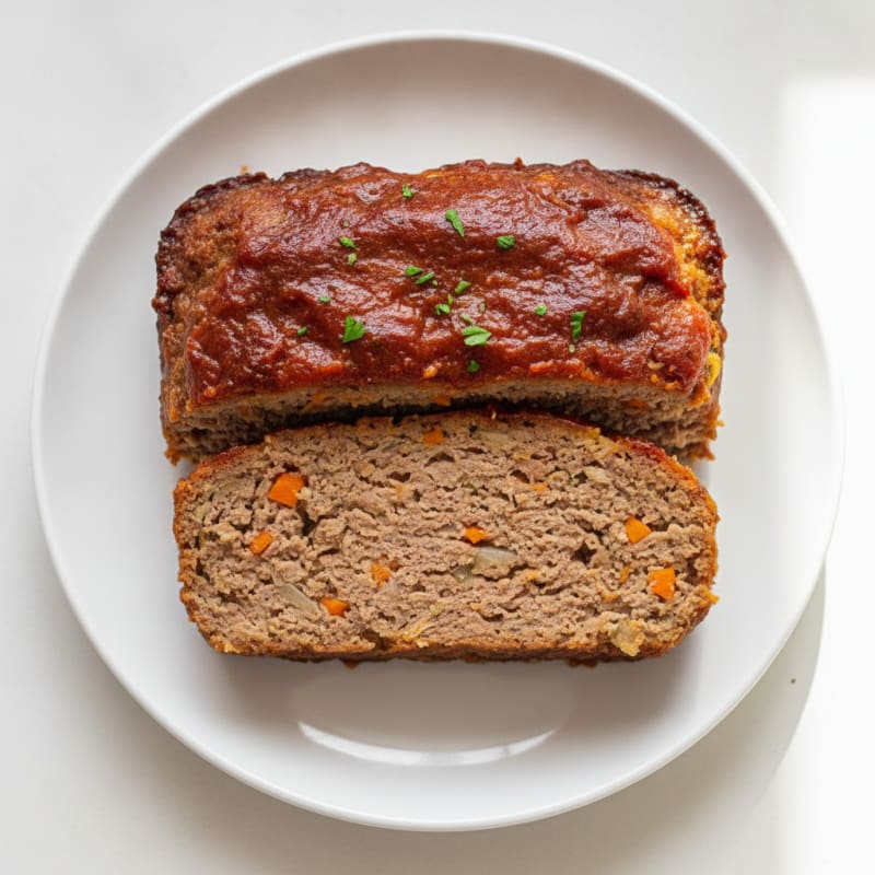 Classic Homestyle Meatloaf with Tomato Glaze