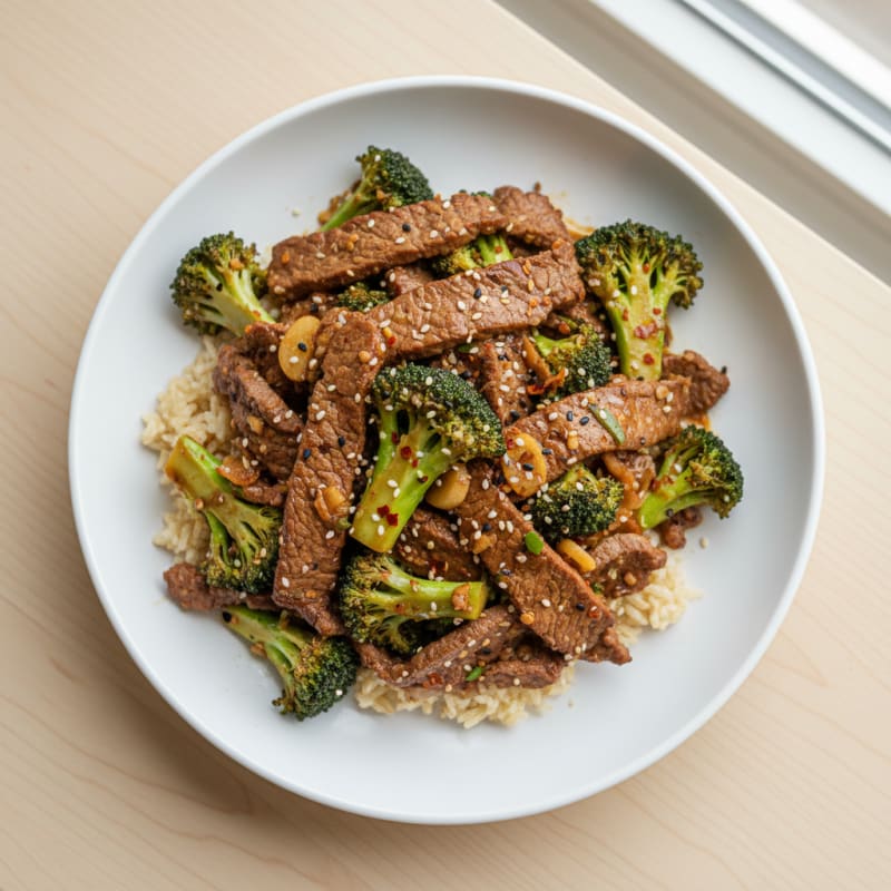 Tender Sesame Beef and Broccoli Stir-Fry