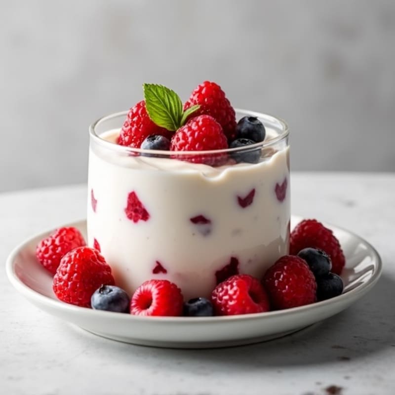 Creamy Greek Yogurt and Mixed Berry Protein Parfait