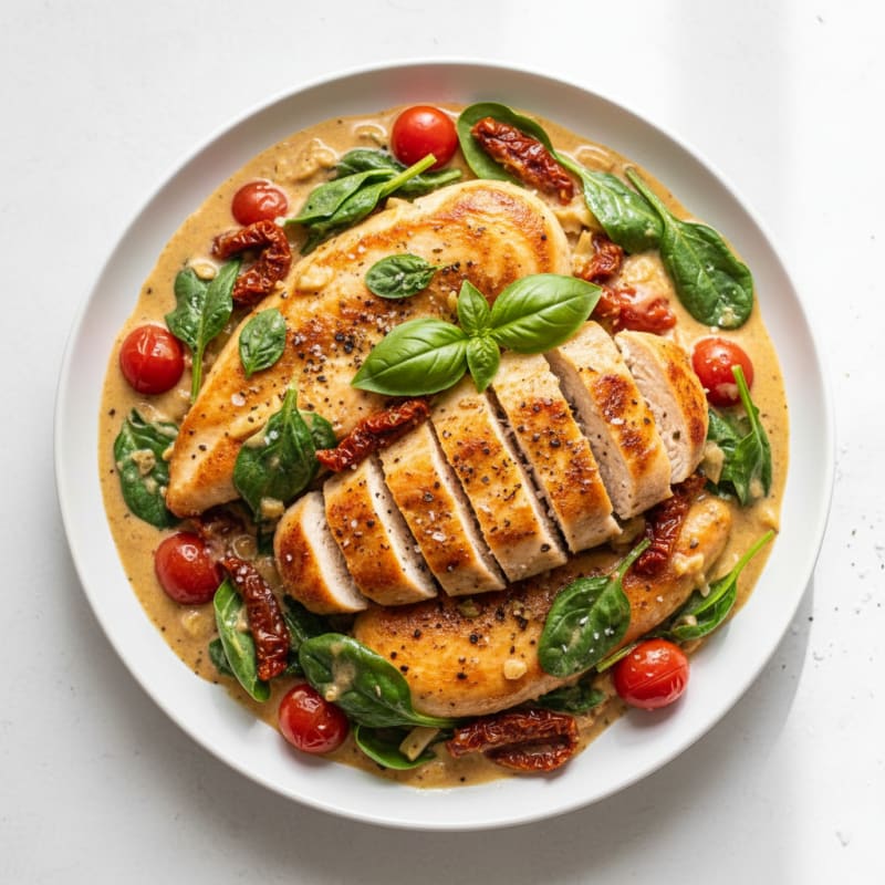 Creamy Tuscan Chicken Skillet