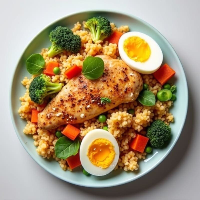 Cauliflower Rice Chicken Stir-Fry