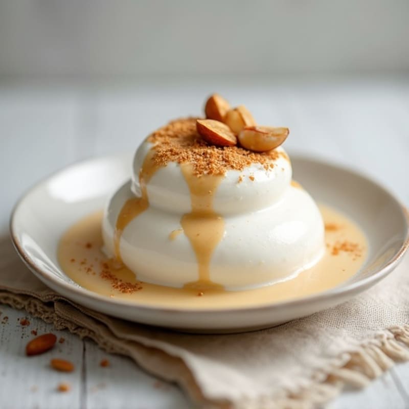 Silky Greek Yogurt Protein Pudding with Almond Butter