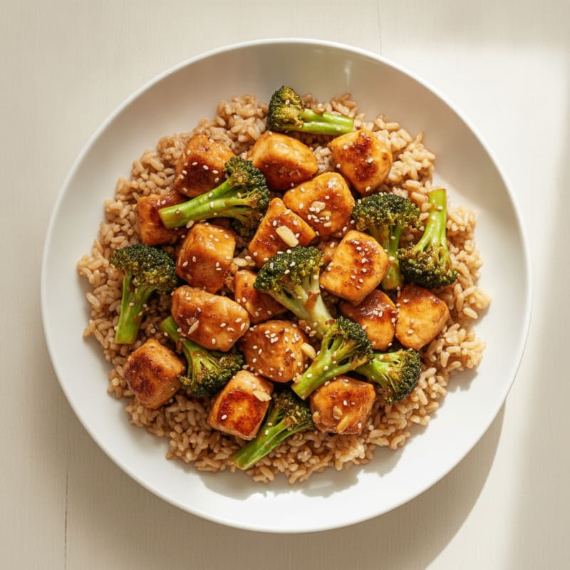 Teriyaki Chicken and Broccoli Stir-Fry