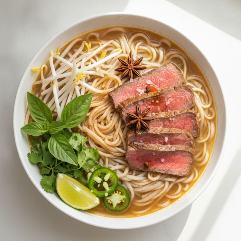 Vietnamese Beef Noodle Pho Soup