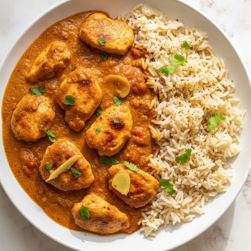 Chicken Tikka Masala with Basmati Rice