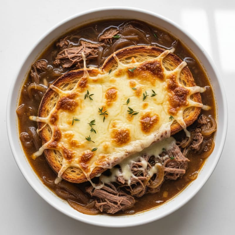 Caramelized Onion and Gruyere Soup
