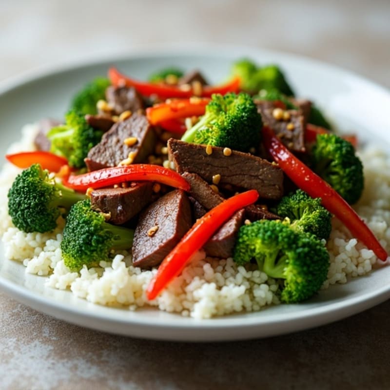 Ginger-Garlic Beef and Broccoli Stir-Fry