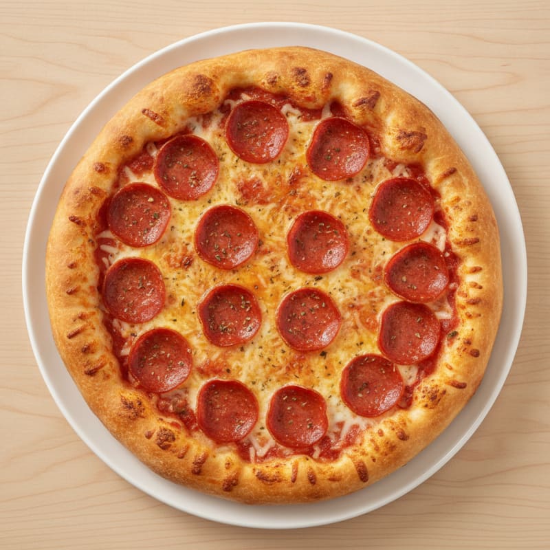 Stuffed Crust Pepperoni Pizza