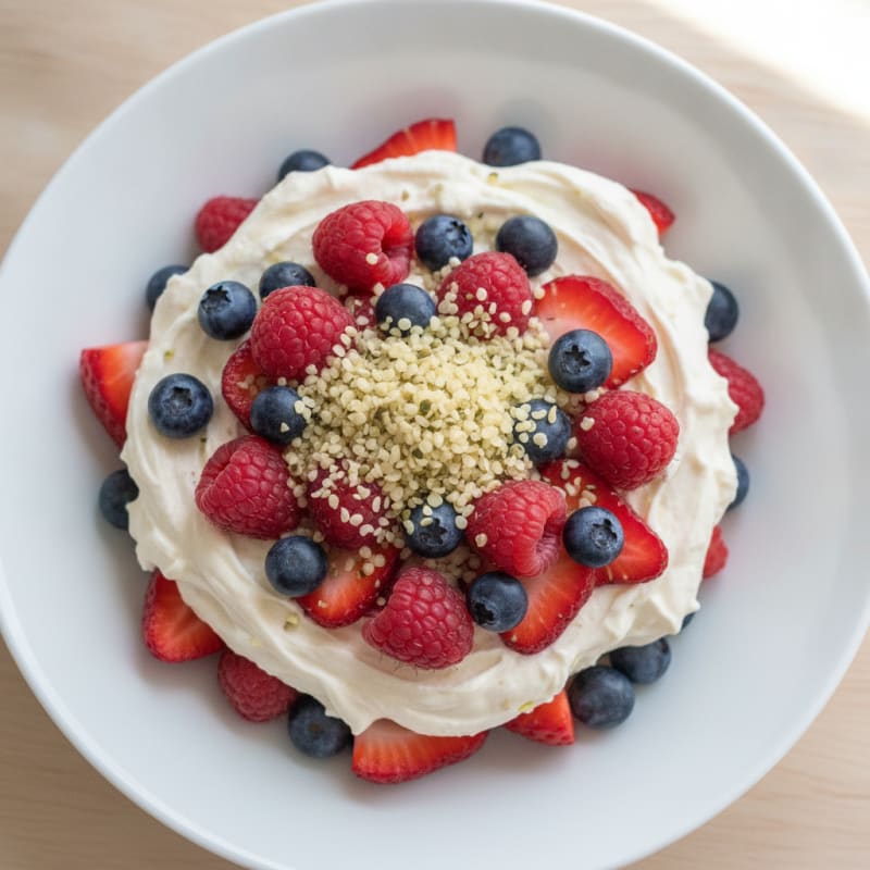 Creamy Greek Yogurt Protein Parfait with Mixed Berries