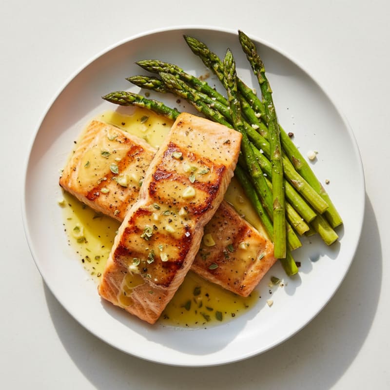 Golden Lemon-Herb Grilled Salmon