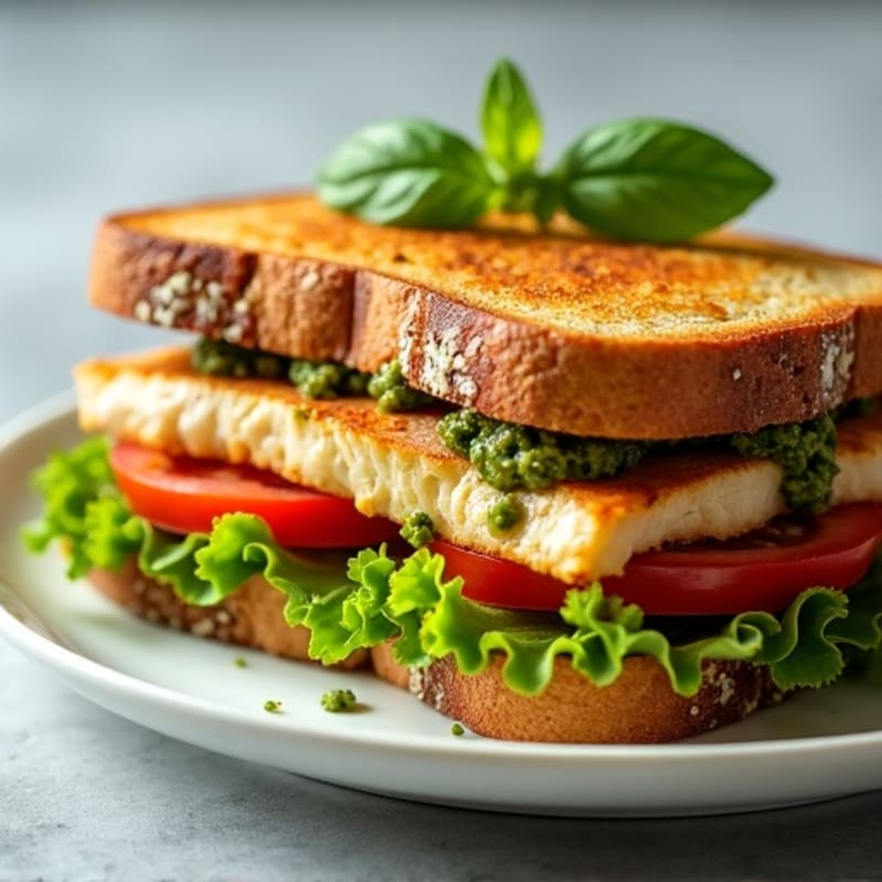 Grilled Pesto Chicken Sandwich