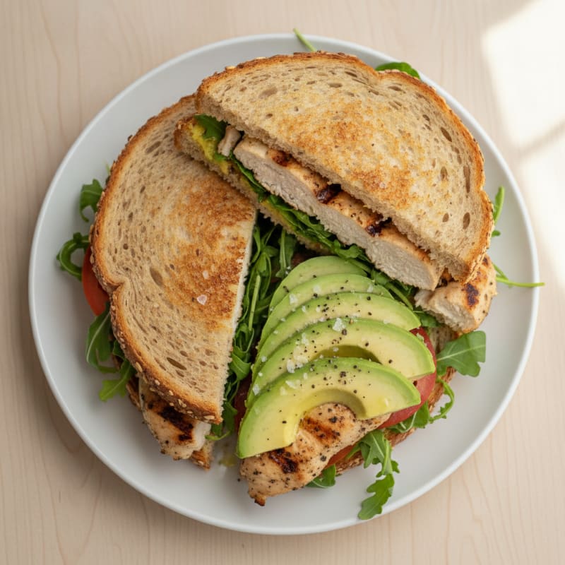 Grilled Chicken and Avocado Sandwich