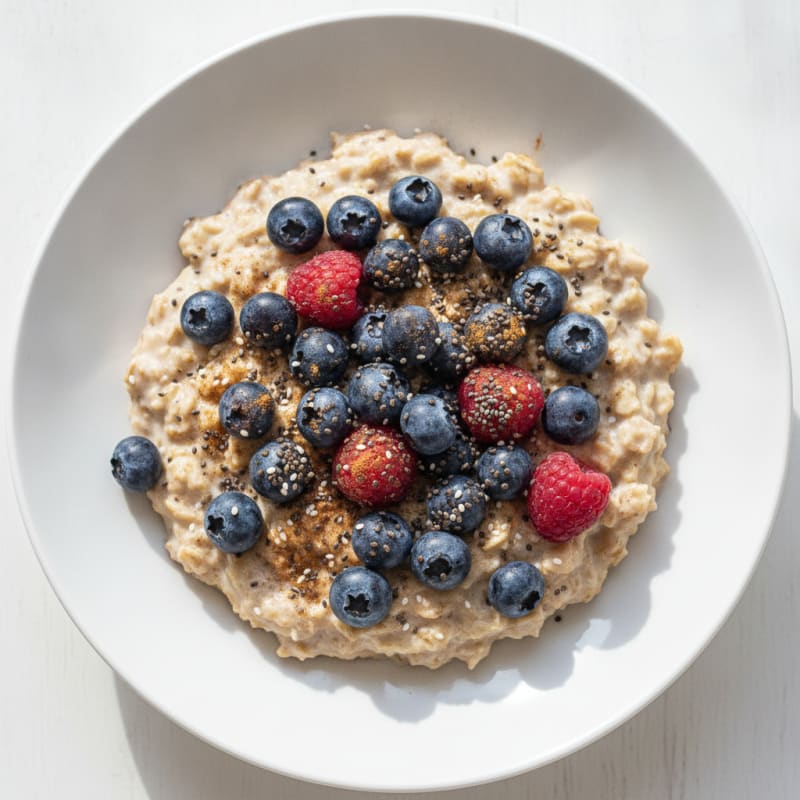 Classic Overnight Oats with Berries