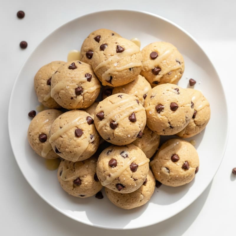 No-Bake Chocolate Chip Protein Cookie Dough Bites