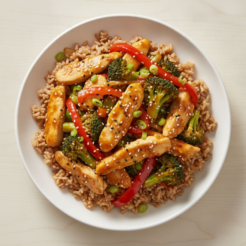 Orange Glazed Chicken Stir-Fry