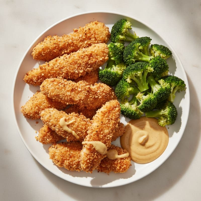 Baked Chicken Tenders with Honey Mustard