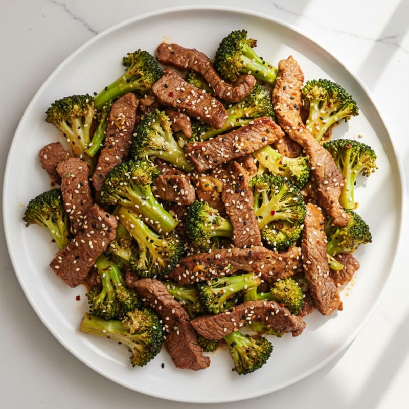 Sesame Beef and Broccoli Stir-Fry