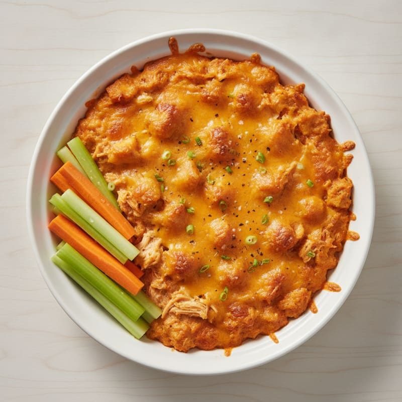 Buffalo Chicken Baked Dip
