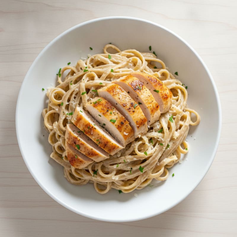 Chicken Alfredo Fettuccine Pasta
