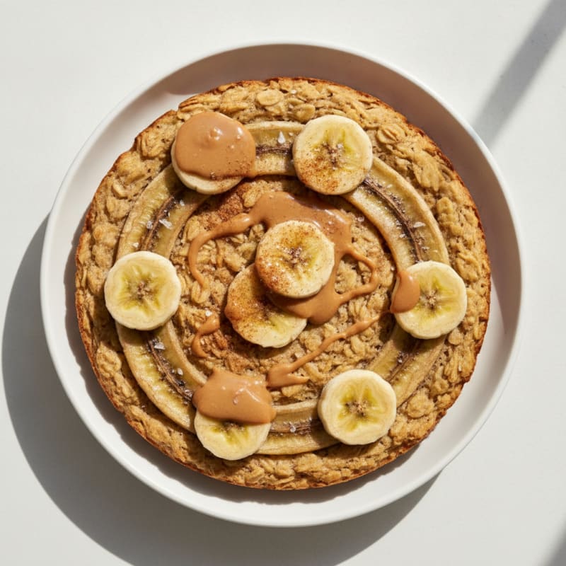 Peanut Butter Banana Baked Oatmeal