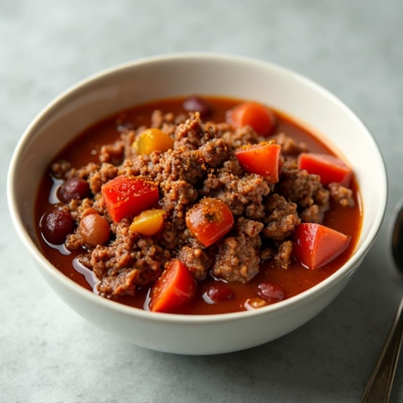 Hearty Lean Slow Cooker Beef Chili