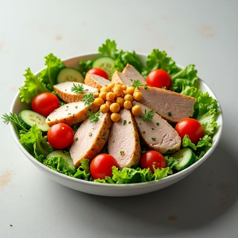 Herb-Lemon Wild Tuna Salad with Crispy Vegetables