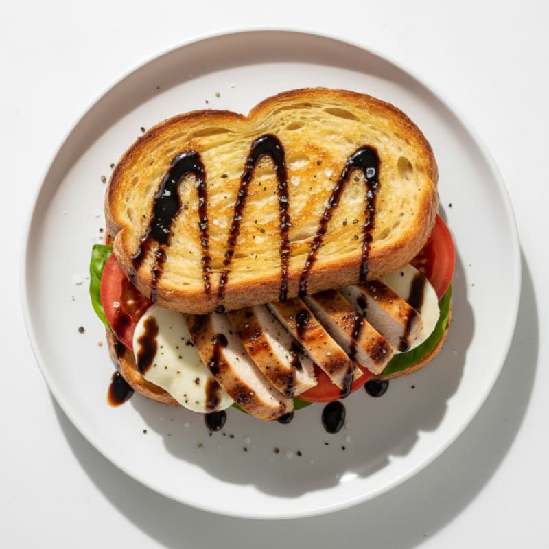 Grilled Balsamic Caprese Sandwich