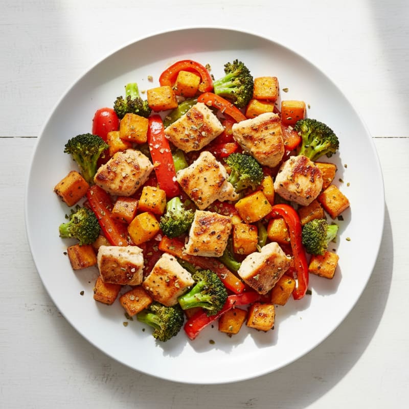 Sheet Pan Lemon Herb Chicken and Veggies