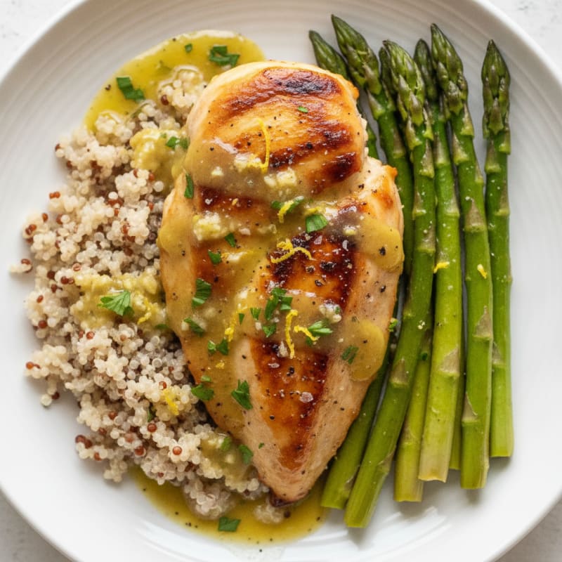 Pan-Seared Chicken with Lemon-Herb Sauce