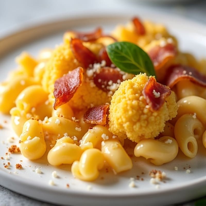Protein-Packed Cauliflower Mac with Sharp Cheddar