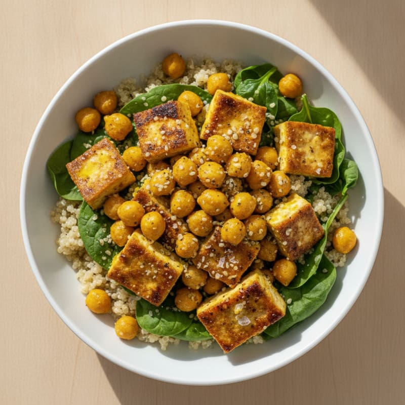 Spiced Chickpea and Quinoa Power Bowl