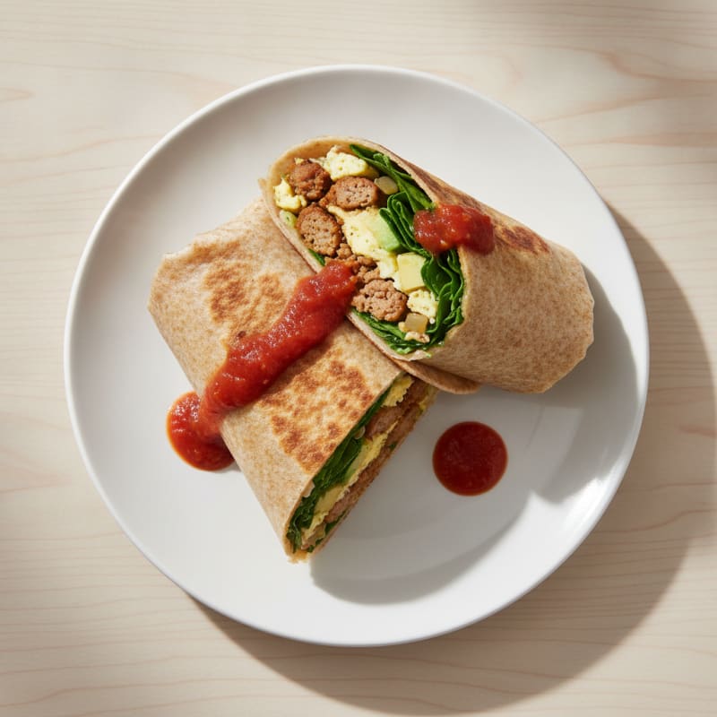 Ultimate Hearty Sausage Breakfast Burrito
