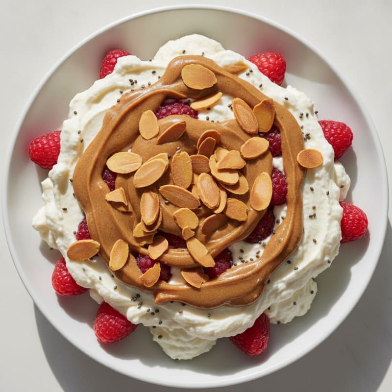 Creamy Greek Yogurt Protein Parfait with Almond Butter