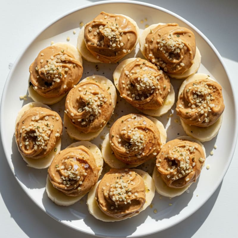 Creamy Peanut Butter Banana Bites