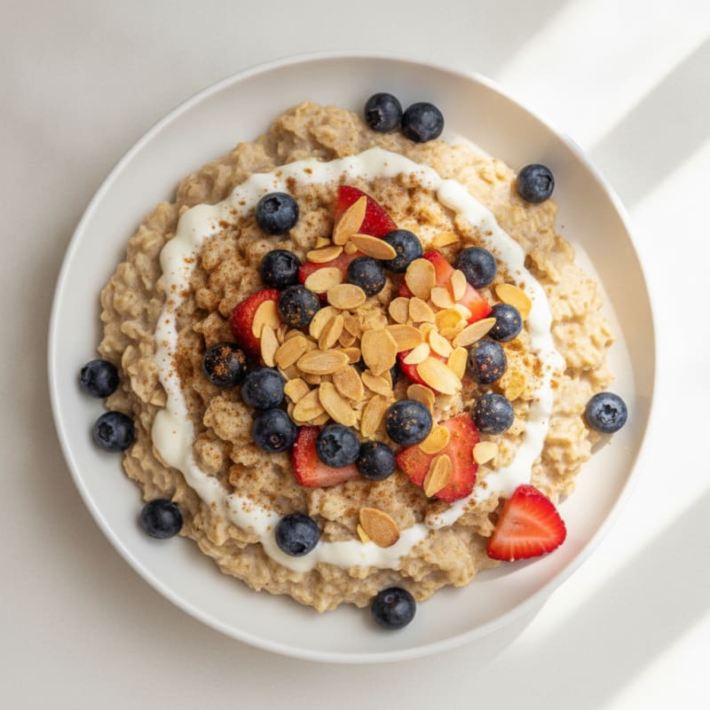Berry Almond Oatmeal Bowl