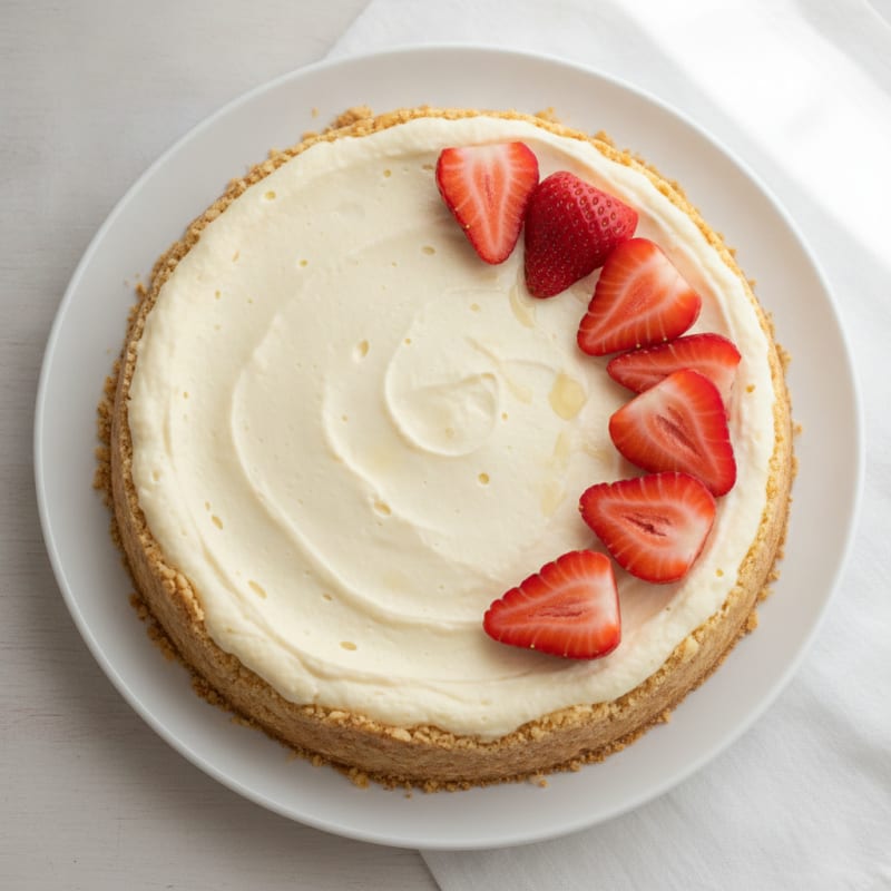 Creamy Greek Yogurt Protein Cheesecake